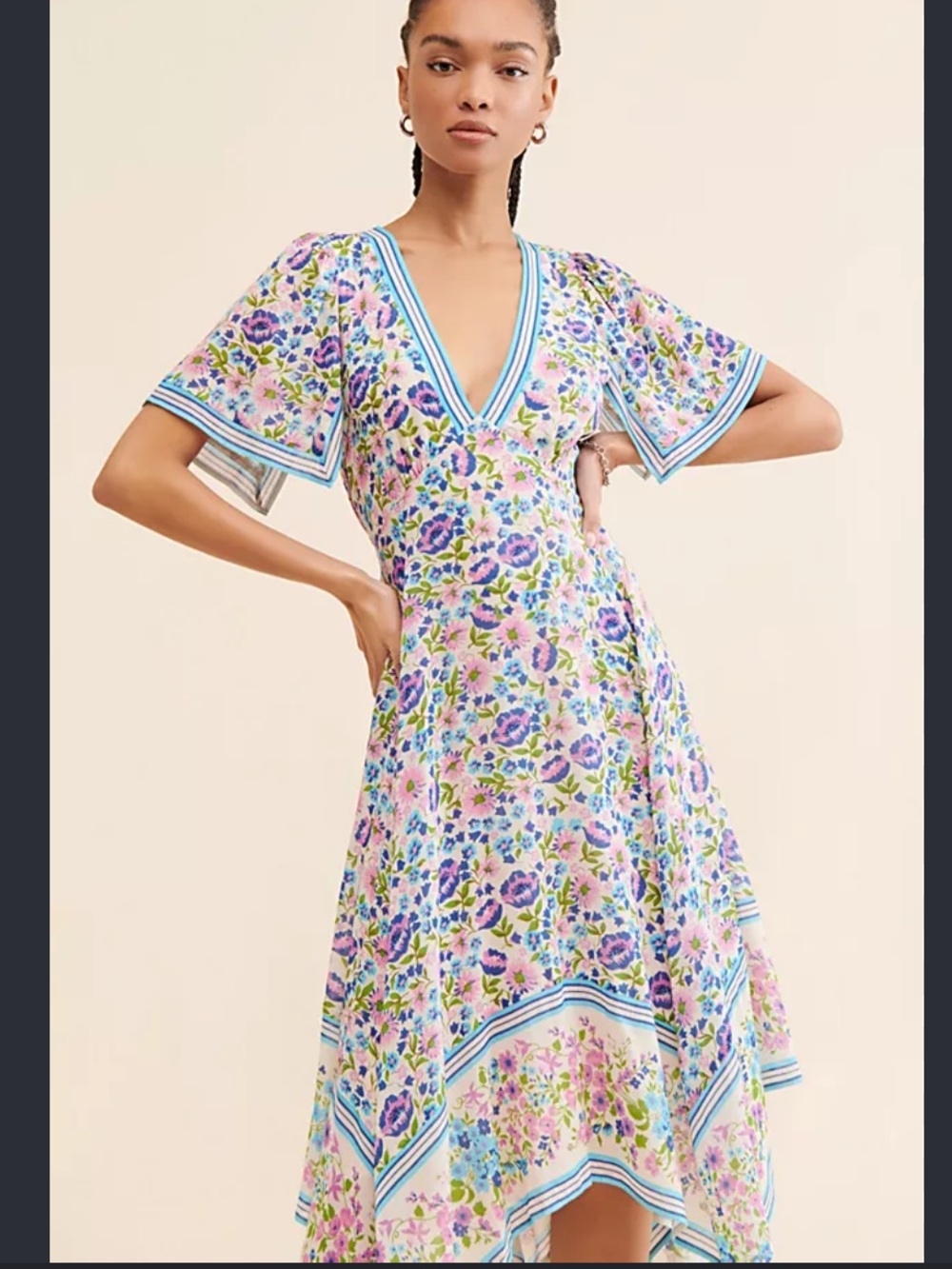 Spell & the Gypsy Floral impala Lily handkerchief dress